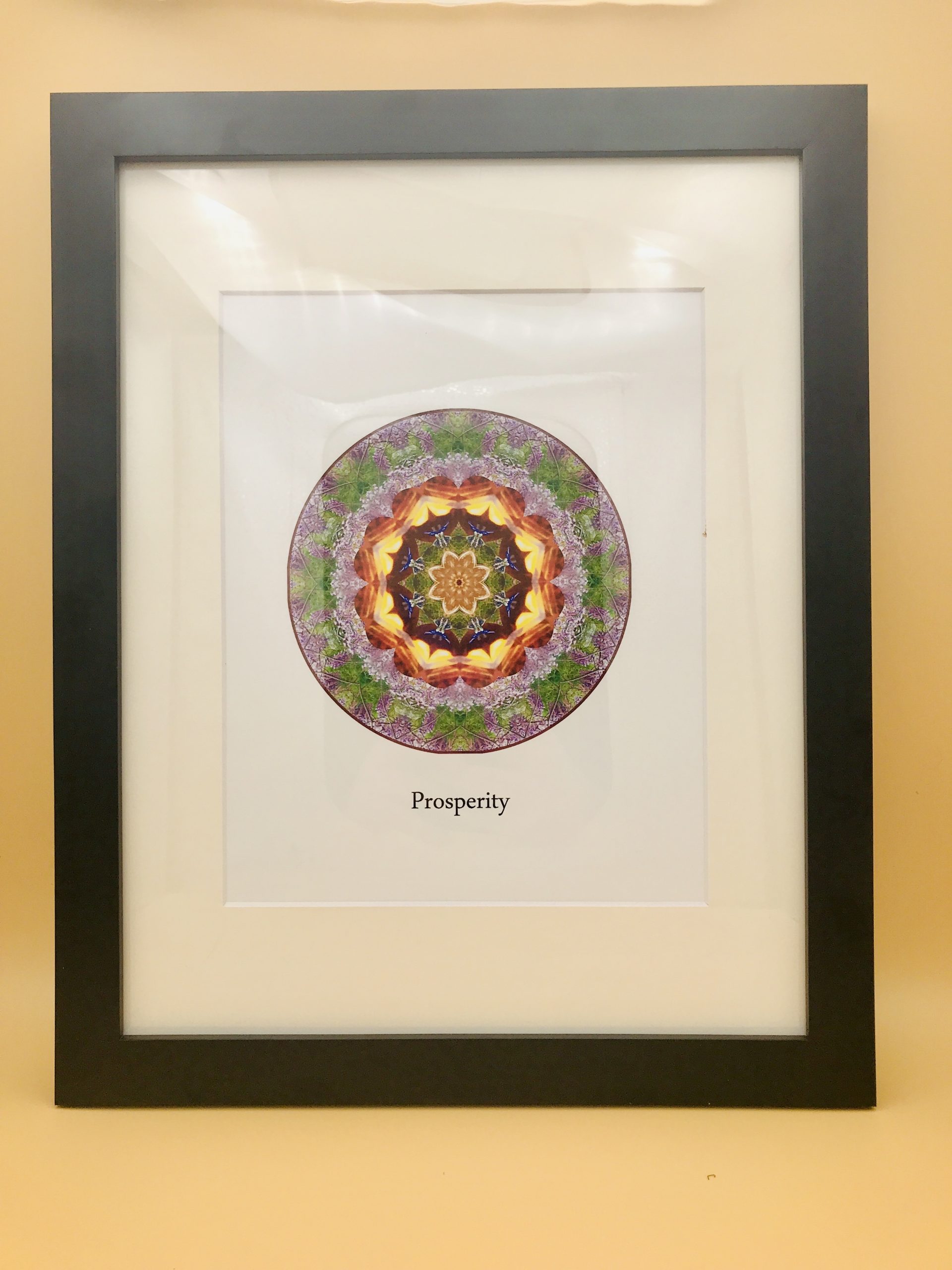 Prosperity Mandala Framed Print