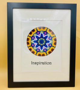 Inspiration Mandala Framed Print