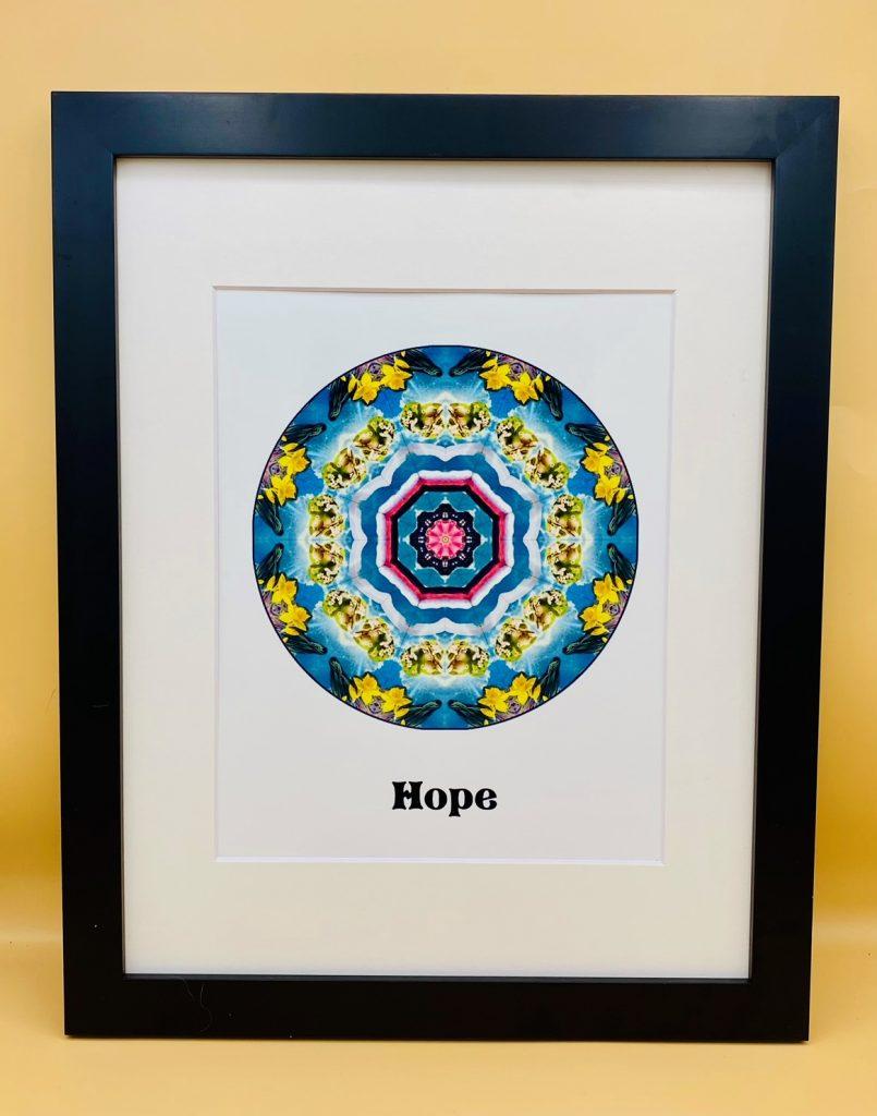 Hope Mandala Framed Print