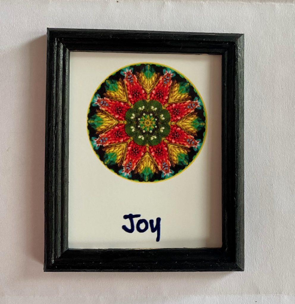 Mini Joy Mandala Framed Print