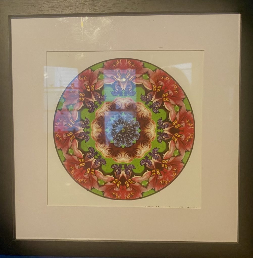 Resilience  Mandala Square Framed Print