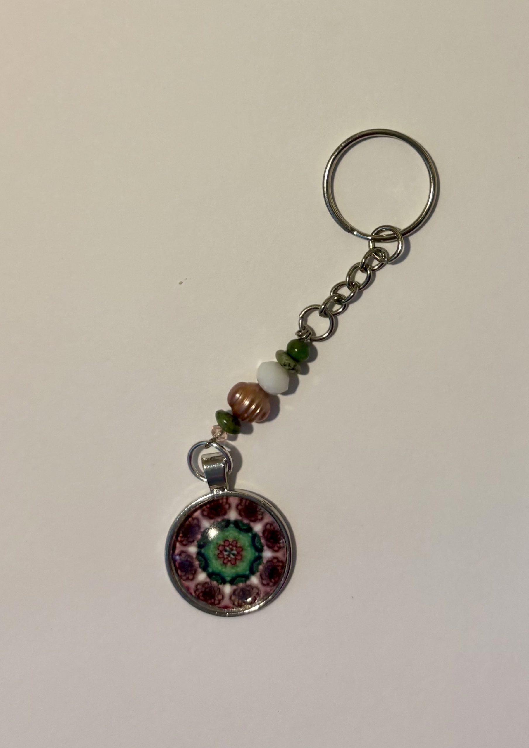 Helpful People and Travel Mandala Keychain