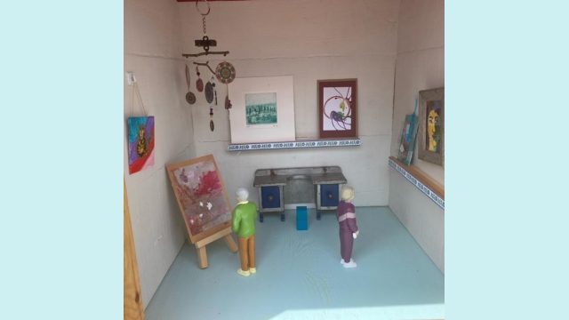 Free little art gallery in Edinburg, CA